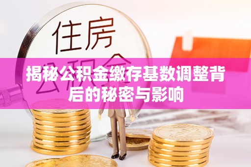 平湖揭秘公积金缴存基数调整背后的秘密与影响