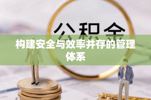 平湖构建安全与效率并存的管理体系