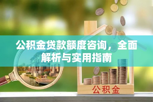 平湖公积金贷款额度咨询，全面解析与实用指南