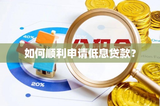 平湖如何顺利申请低息贷款？