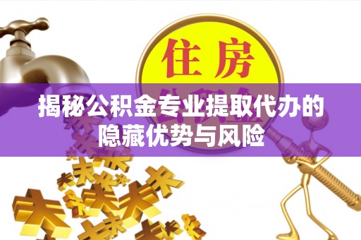 平湖揭秘公积金专业提取代办的隐藏优势与风险