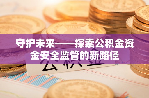 平湖守护未来——探索公积金资金安全监管的新路径