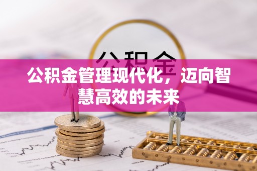 平湖公积金管理现代化，迈向智慧高效的未来