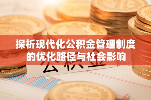 平湖探析现代化公积金管理制度的优化路径与社会影响