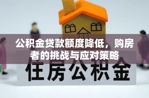平湖公积金贷款额度降低，购房者的挑战与应对策略