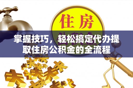 平湖掌握技巧，轻松搞定代办提取住房公积金的全流程