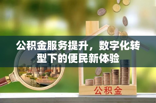 平湖公积金服务提升，数字化转型下的便民新体验