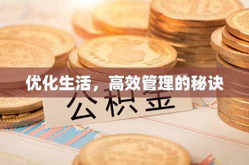 平湖优化生活，高效管理的秘诀