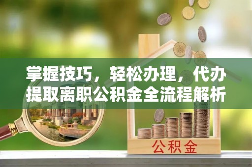 平湖掌握技巧，轻松办理，代办提取离职公积金全流程解析