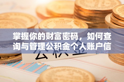 平湖掌握你的财富密码，如何查询与管理公积金个人账户信息