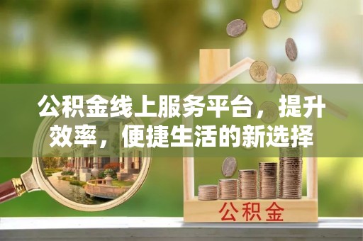 平湖公积金线上服务平台，提升效率，便捷生活的新选择