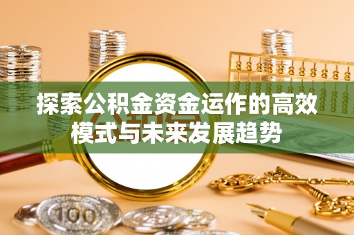 平湖探索公积金资金运作的高效模式与未来发展趋势
