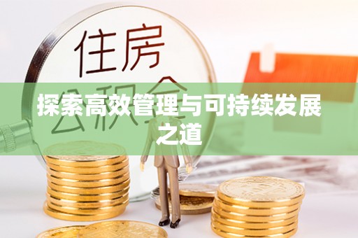 平湖探索高效管理与可持续发展之道