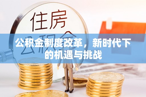 平湖公积金制度改革，新时代下的机遇与挑战