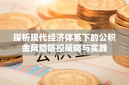 平湖探析现代经济体系下的公积金风险防控策略与实践