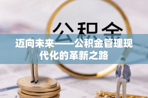 平湖迈向未来——公积金管理现代化的革新之路