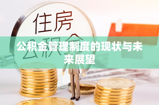 平湖公积金管理制度的现状与未来展望